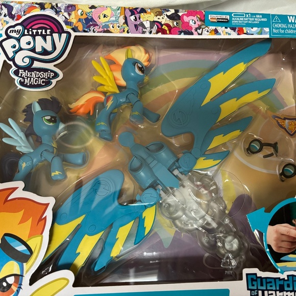 SALE!!! Spitfire & Soarin My Little Pony Guardians of Harmony Interactive Set - Picture 1 of 12